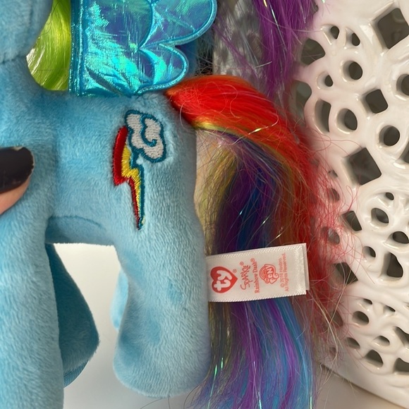 SPARKLE Rainbow Dash My little Pony 7” Plush - Picture 2 of 9
